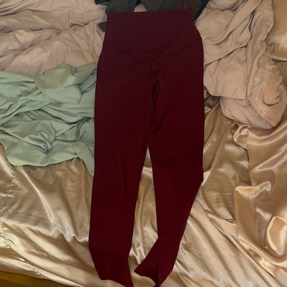 Aerie Burgundy Leggings